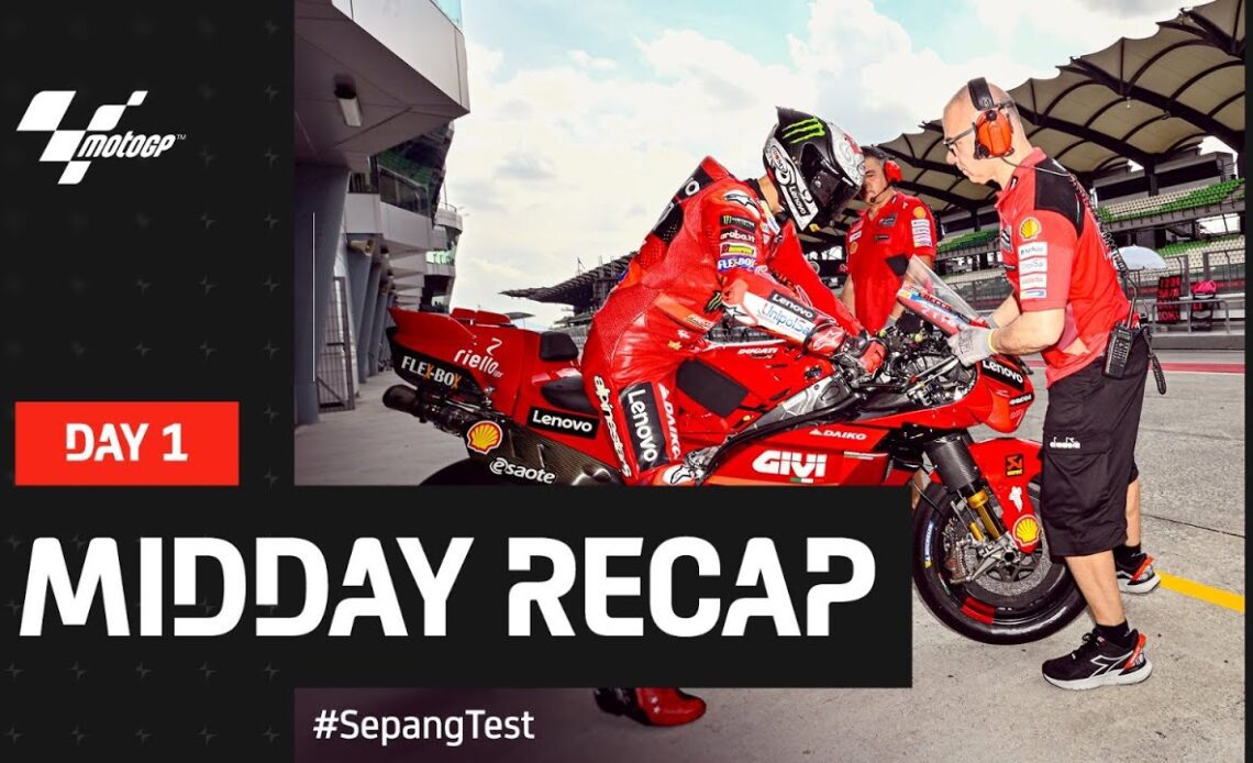 Find out what happened on Day 1 of the #SepangTest so far! 👀