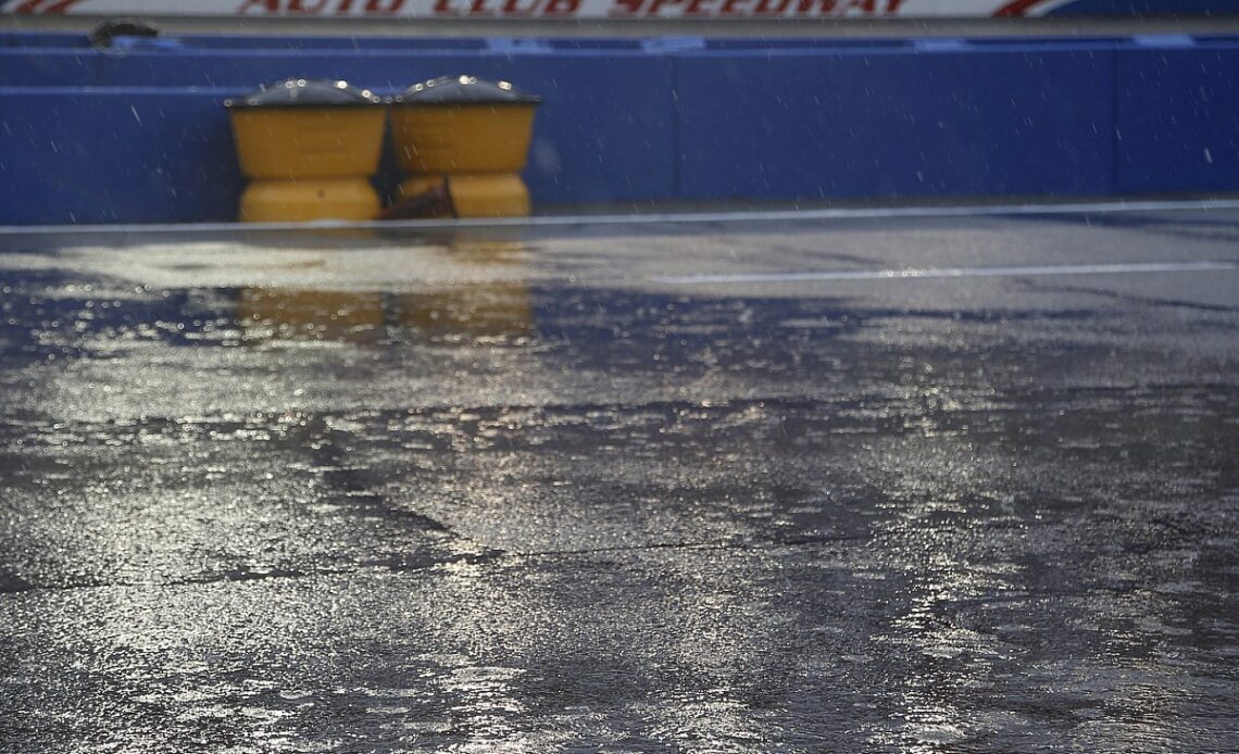 Fontana NASCAR Xfinity race postponed due to rain