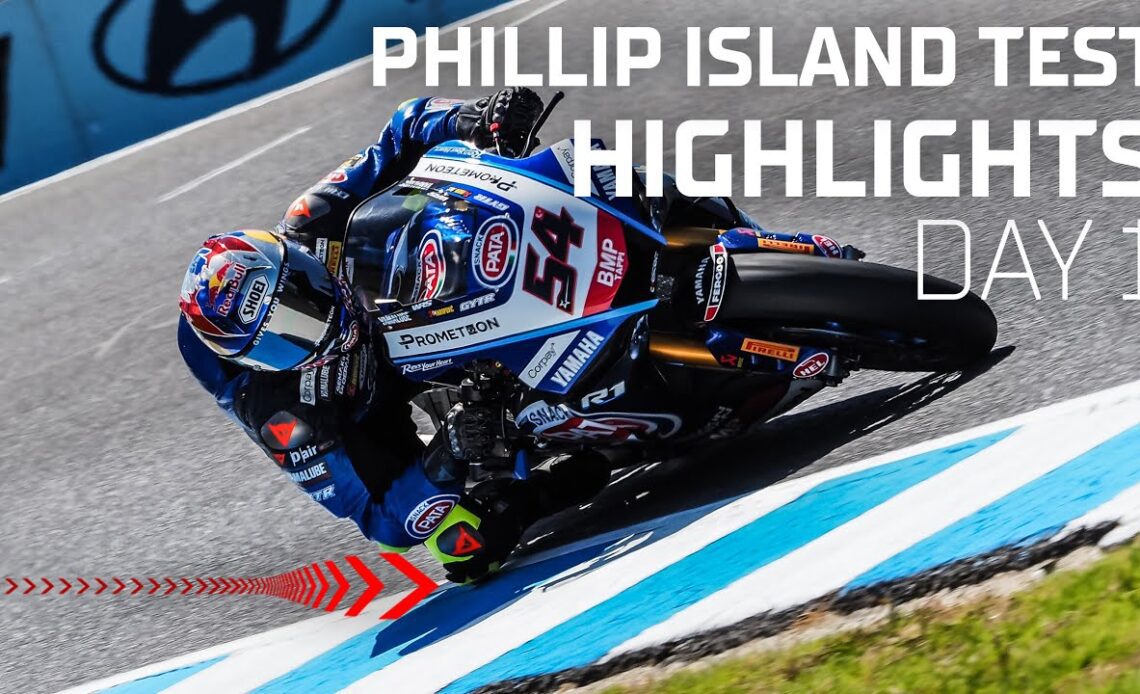 Highlights: Hectic Day 1 at Phillip Island test