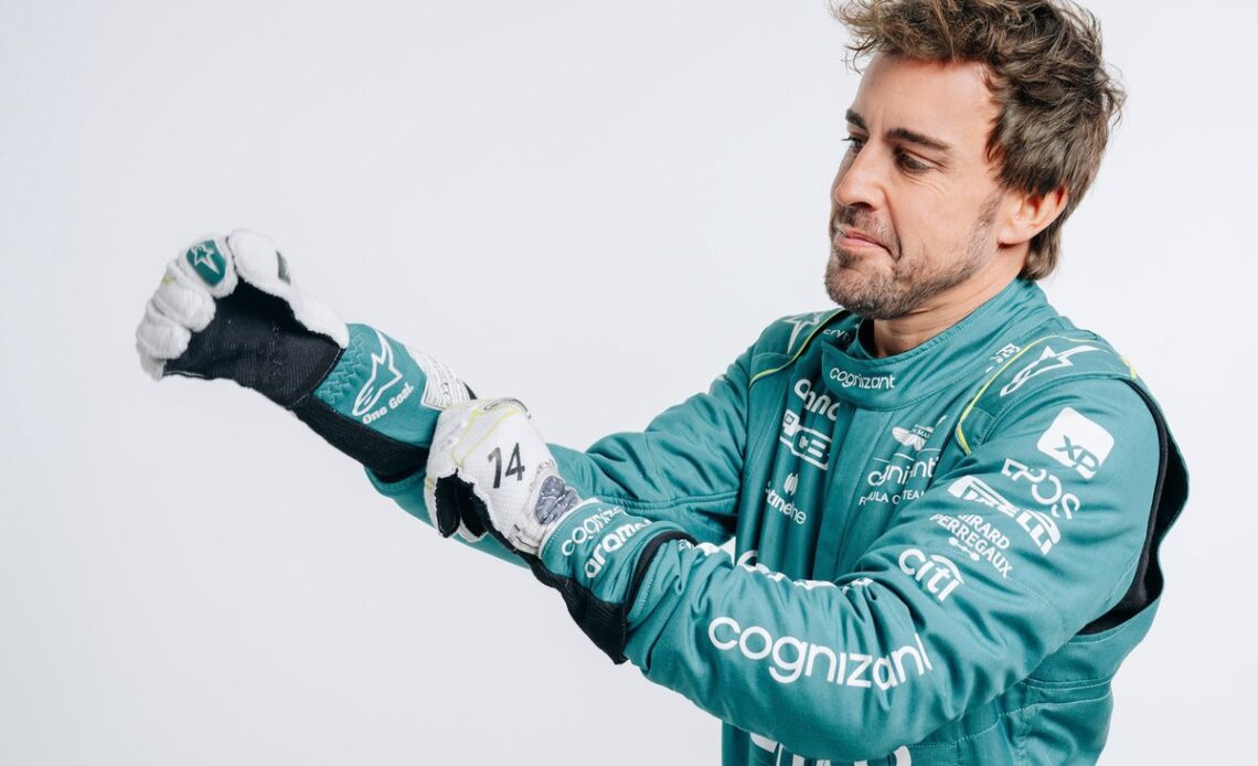 Alonso stresses that he grows increasingly content with his decision to join Aston by the day