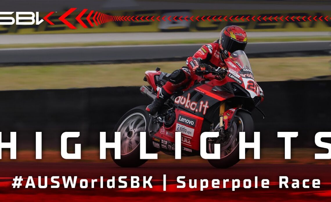Key moments from Superpole Race on 'The Island' 🔑 | #AUSWorldSBK Highlights