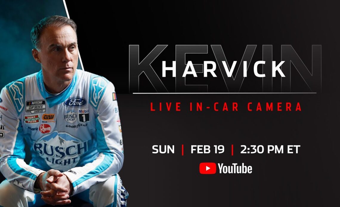 LIVE: Kevin Harvick's Daytona 500 In-Car Camera