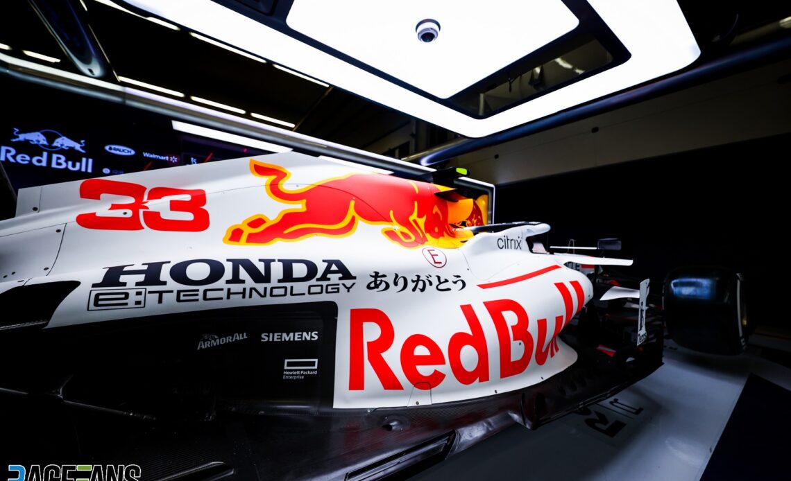 Red Bull's Honda tribute livery, 2021