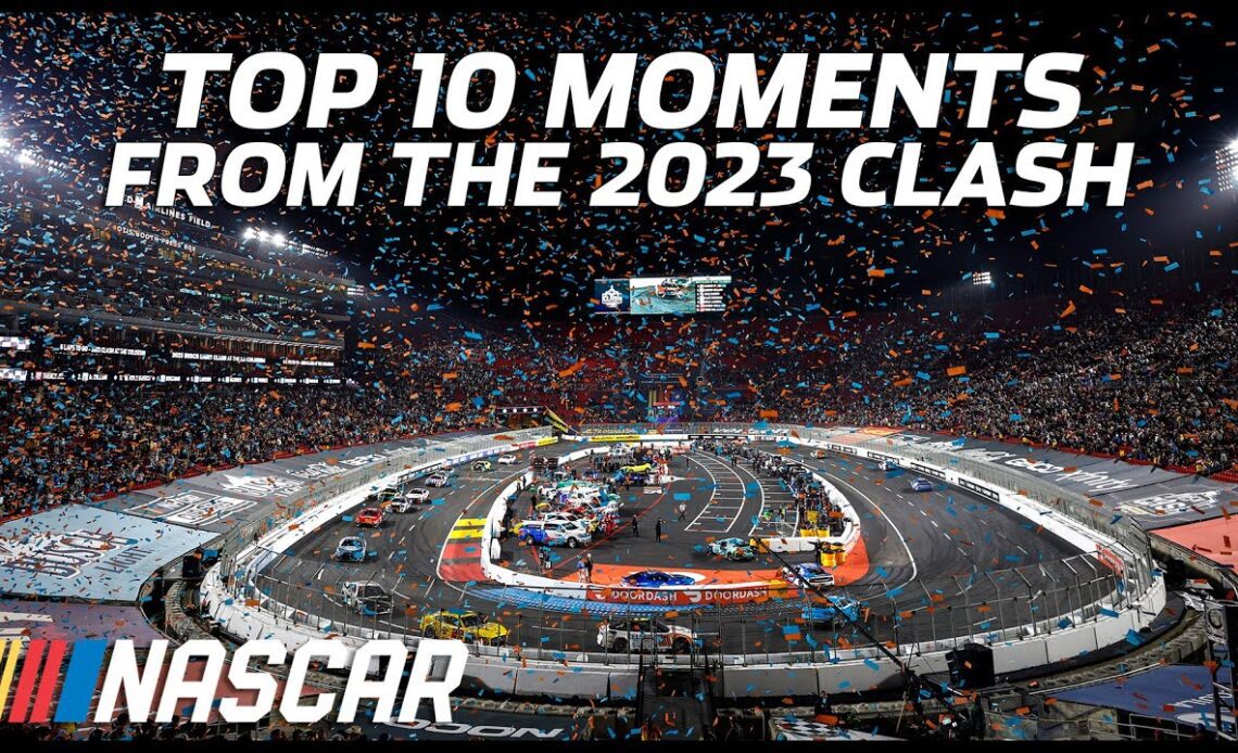 NASCAR Top 10: Best moments from the 2023 Busch Light Clash