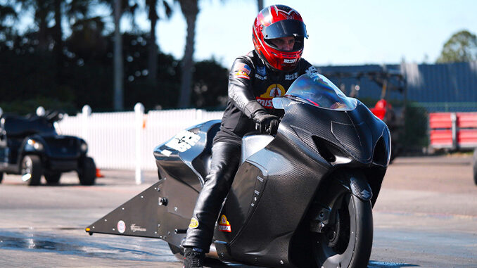 230214 NHRA Approves New Suzuki Hayabusa Bodywork, Vance & Hines Team [678]