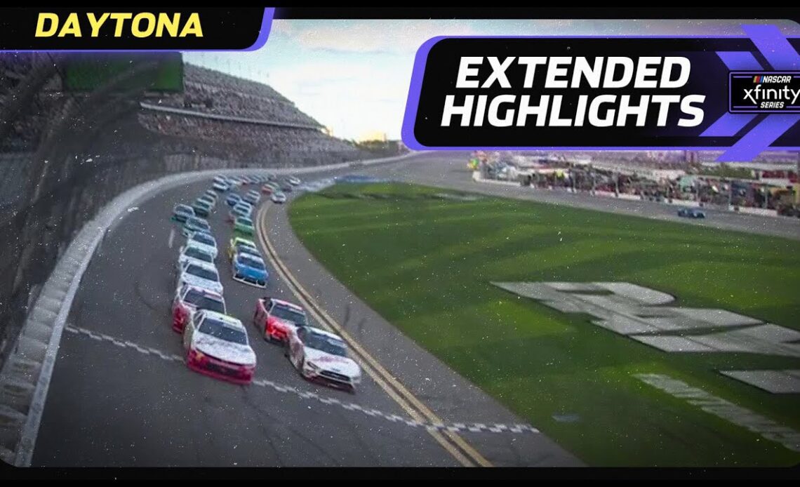 Outrun the caution: Xfinity season opener ends in close call, overtime finish | Extended Highlights