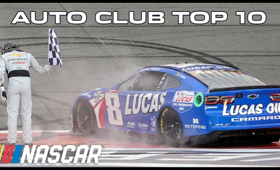 Restarts, Wreck and Rowdy wind for RCR: Auto Club Speedway top 10
