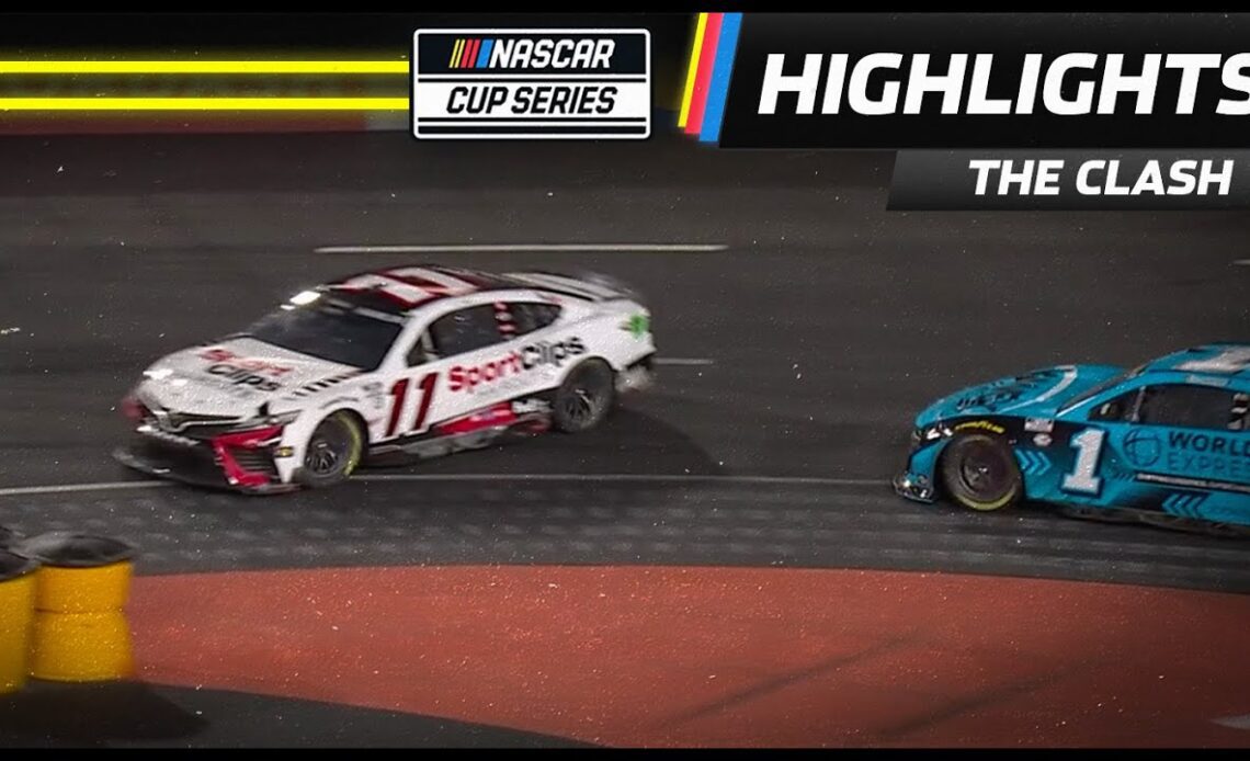 Ross Chastain punts Denny Hamlin at The Clash