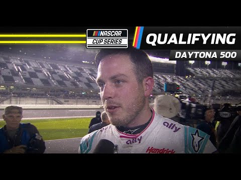 'So proud': Alex Bowman sets the pace for the Daytona 500