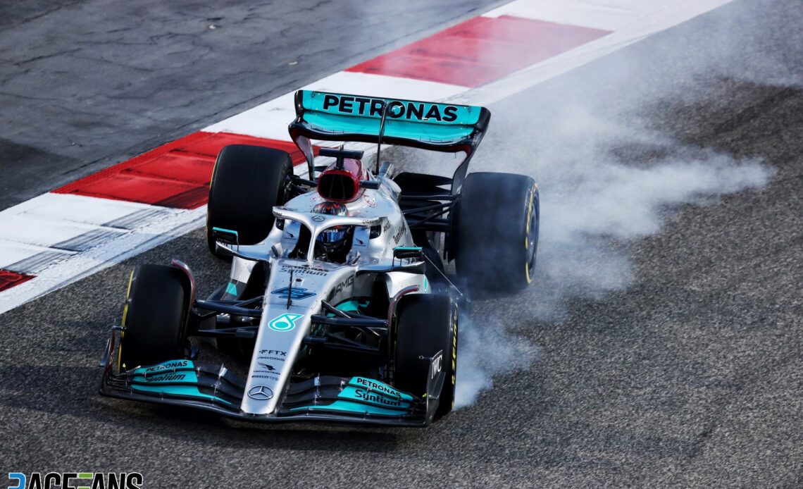 George Russell, Mercedes, Bahrain International Circuit, 2022