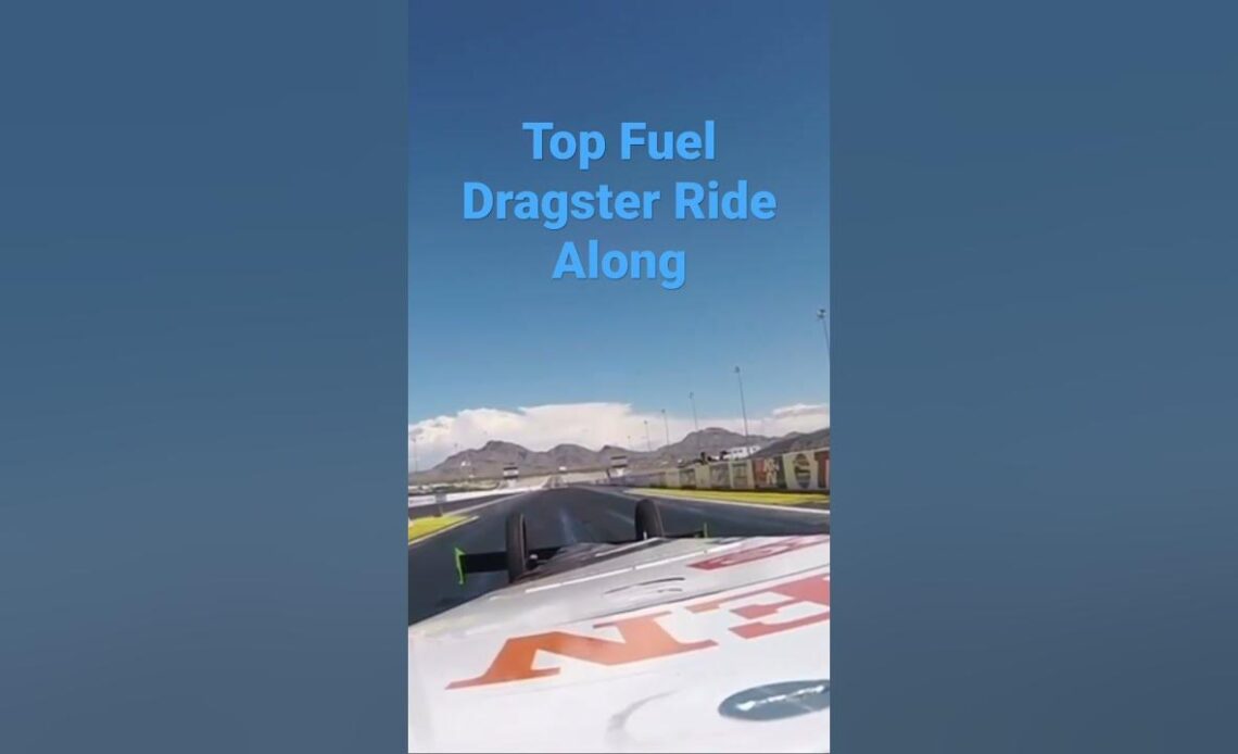Top Fuel Dragster Ride Along #nitro