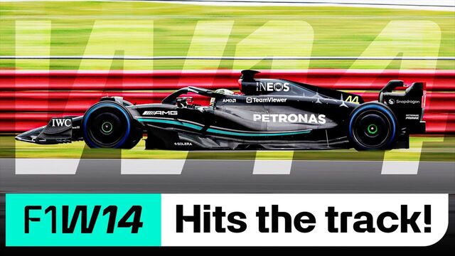 W14 in Action | Taking to the Track with our 2023 F1 Car!