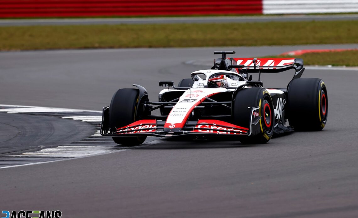 Kevin Magnussen, Haas VF23, Silverstone, 2023