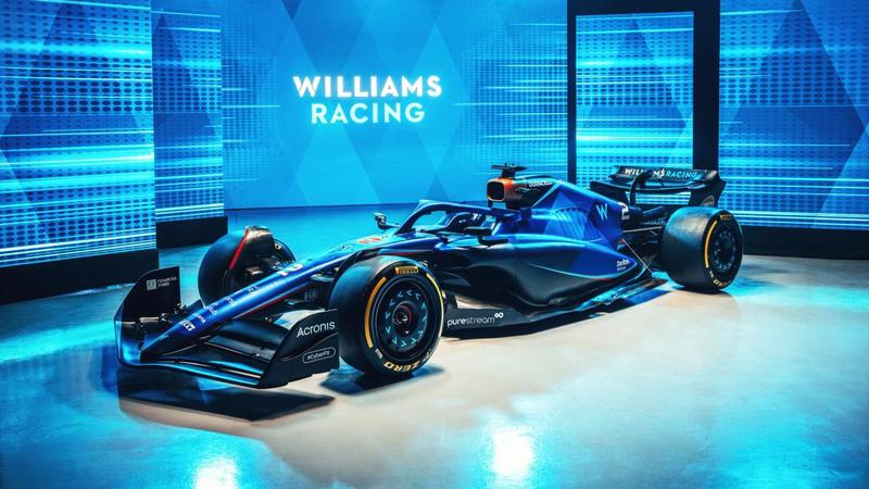 Williams Unveils the FW45 Livery at Grove