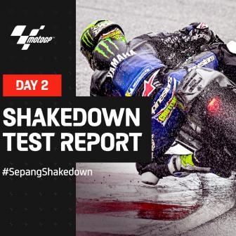 Yamaha top as rain effects testing schedules on Day 2