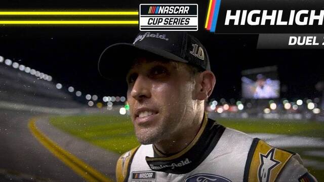 ‘Had my hands full’: Almirola wins Duel 2, Daly qualifies