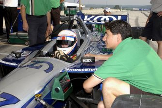 BAR F1 test driver Anthony Davidson tests with CART Team Kool Green