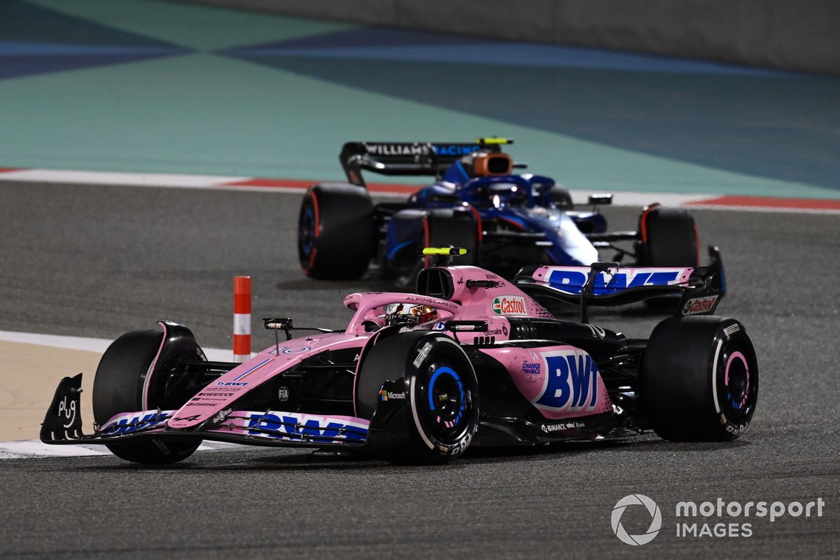 Pierre Gasly, Alpine A523, Logan Sargeant, Williams FW45