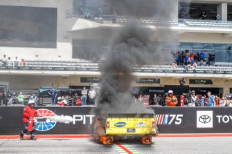 Race winner Zane Smith, Front Row Motorsports, Ford F-150 wins