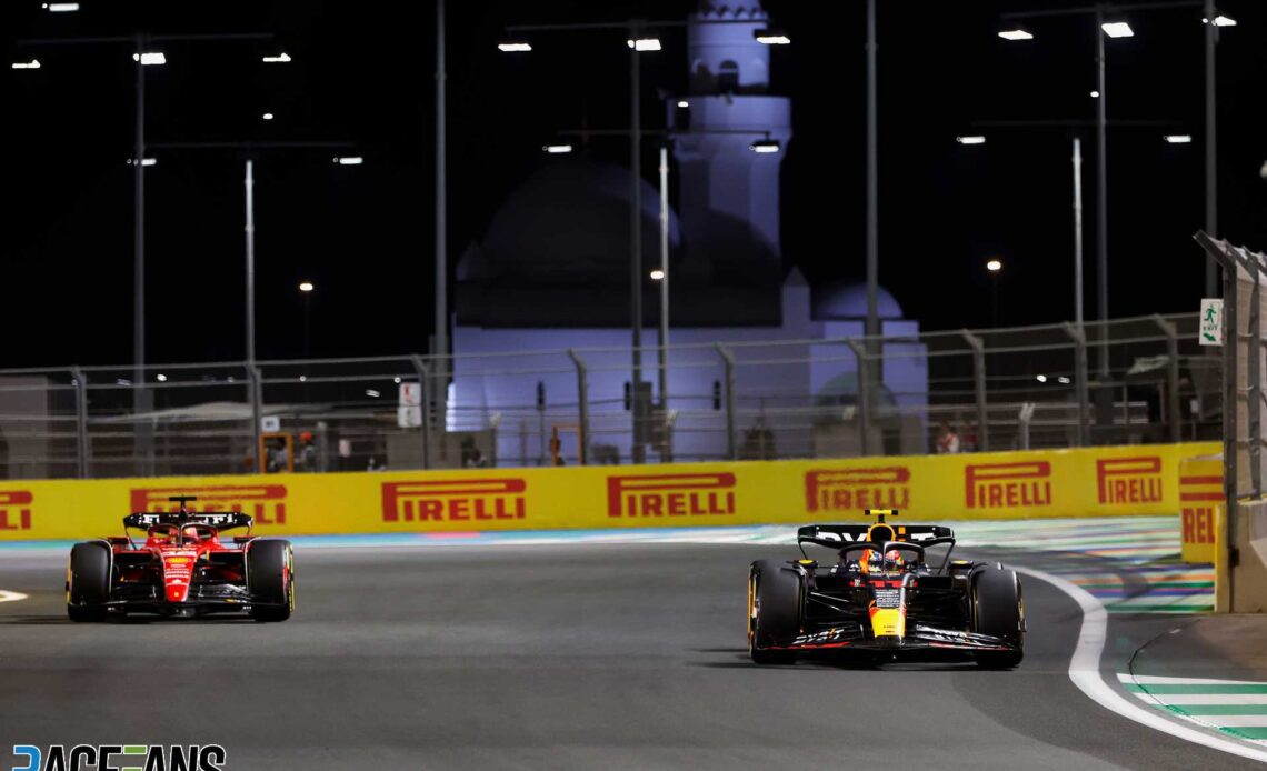 2023 Saudi Arabian Grand Prix F1 starting grid