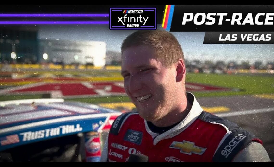 Austin Hill: 'It feels good to win on a mile and a half' | Xfinity Series