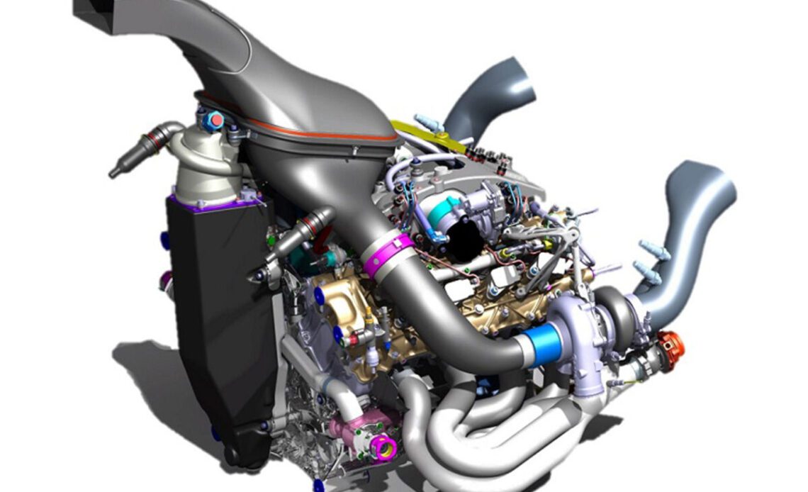 BMW M Hybrid LMDh V8 Engine