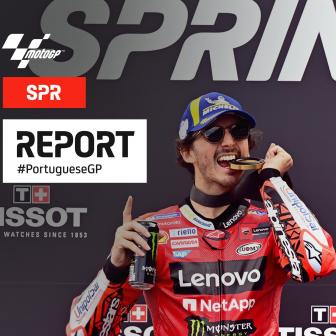 Bagnaia makes history conquering first-ever Tissot Sprint