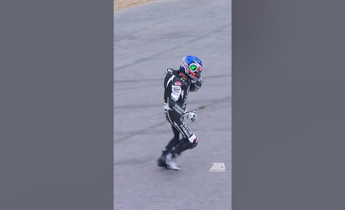 Big Motorcycle Crash 😱 Jake Gagne at Road Atlanta #shorts