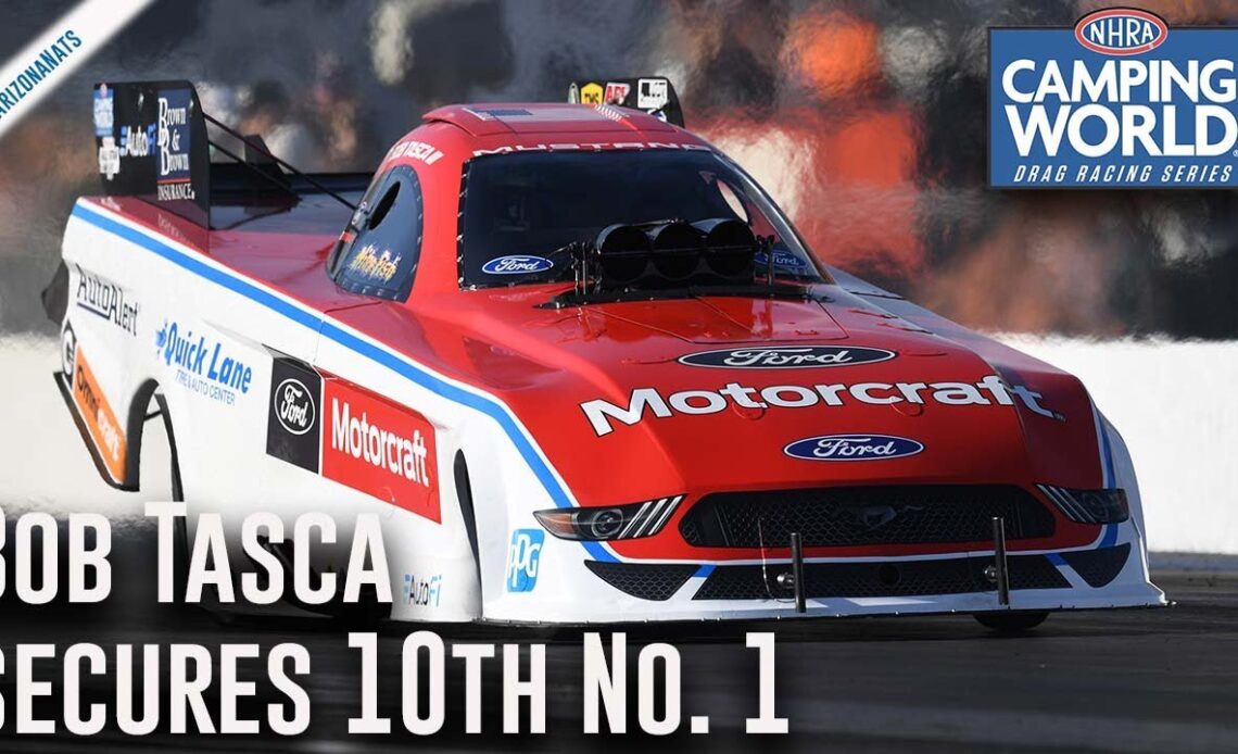 Bob Tasca secures 10th No. 1 qualifier of his career