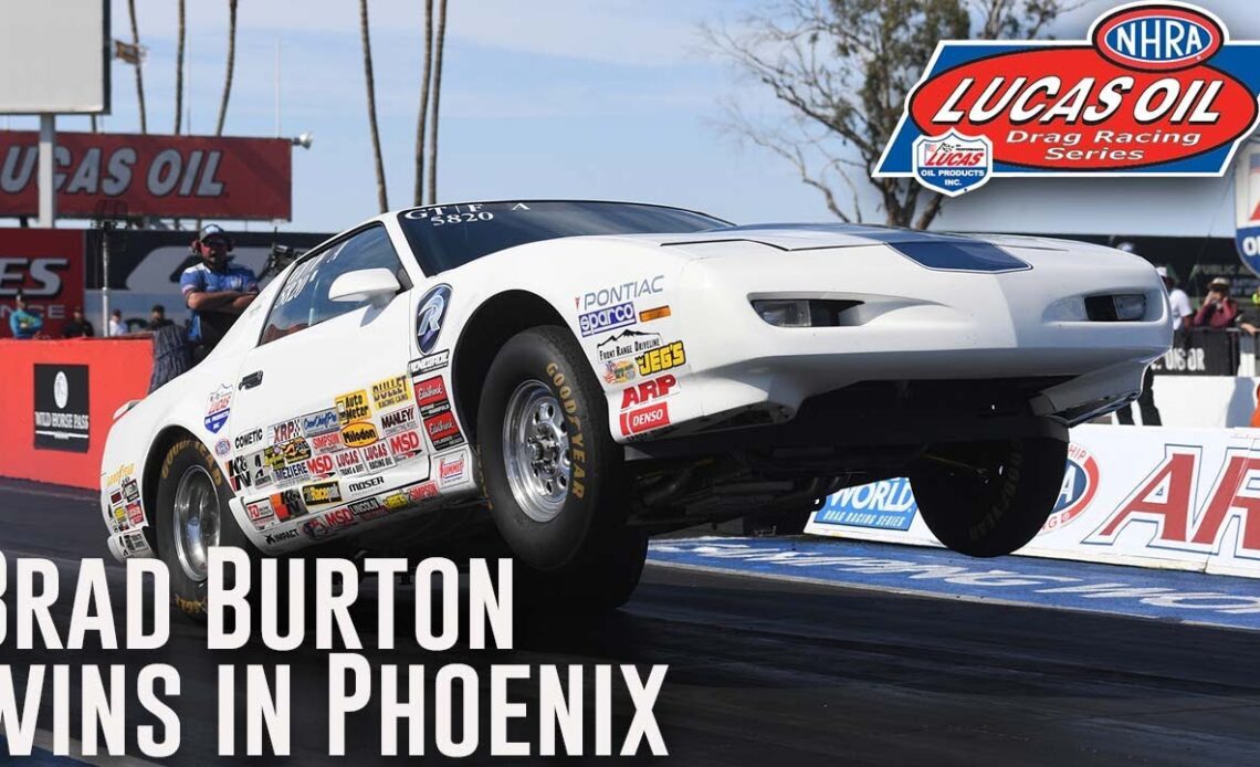 Brad Burton wins Super Stock at NHRA Arizona Nationals