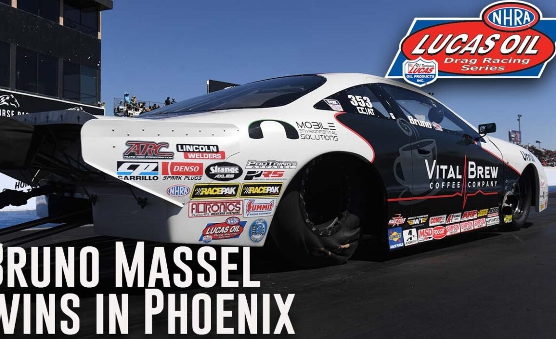 Bruno Massel wins Comp Eliminator at NHRA Arizona Nationals