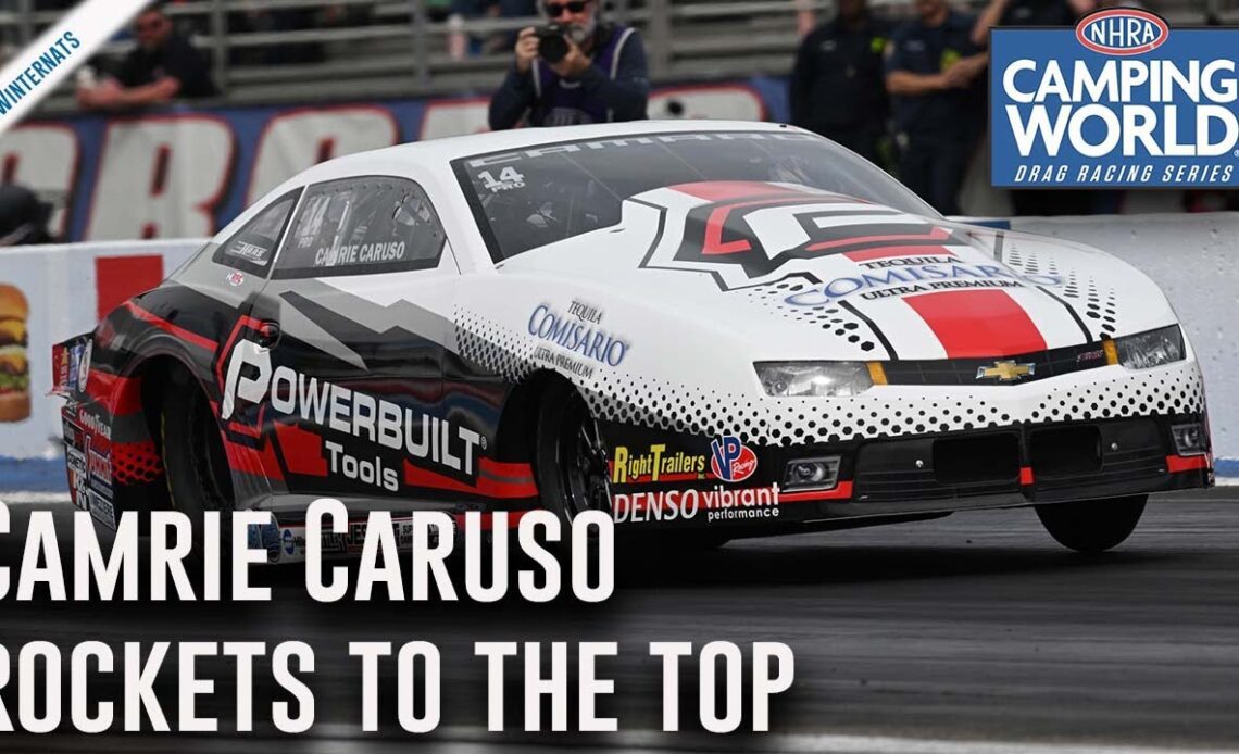 Camrie Caruso rockets to the top in Pomona