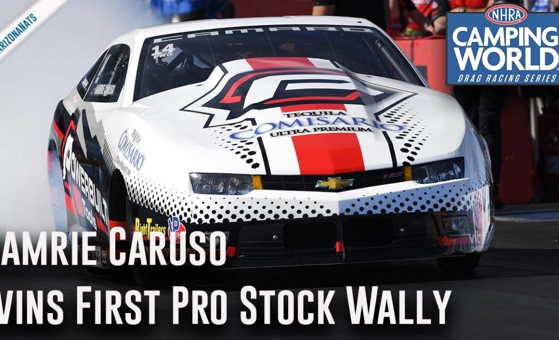 Camrie Caruso wins FIRST career Pro Stock Wally