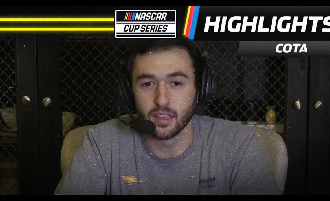 Chase Elliott joins broadcast to break down Cup race at COTA