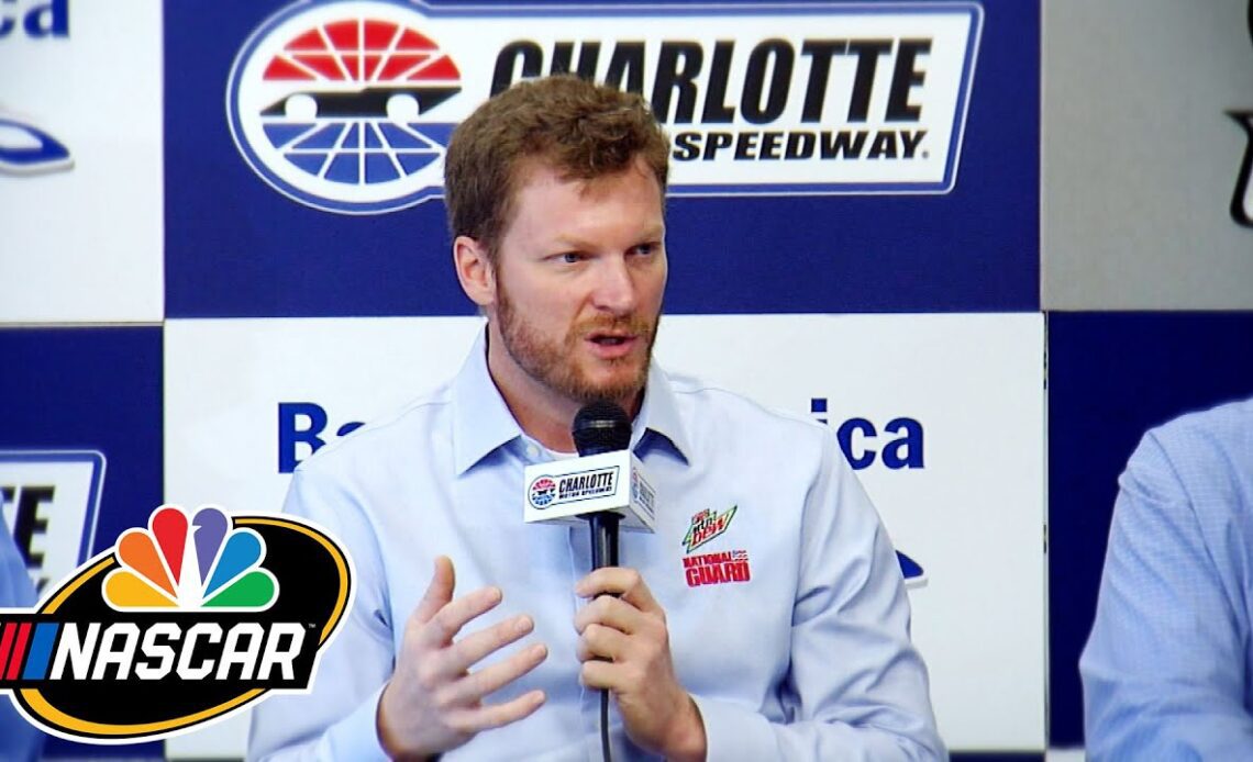 Dale Earnhardt Jr. steps away from Cup Series | NASCAR 75th Anniversary Moments | Motorsports on NBC
