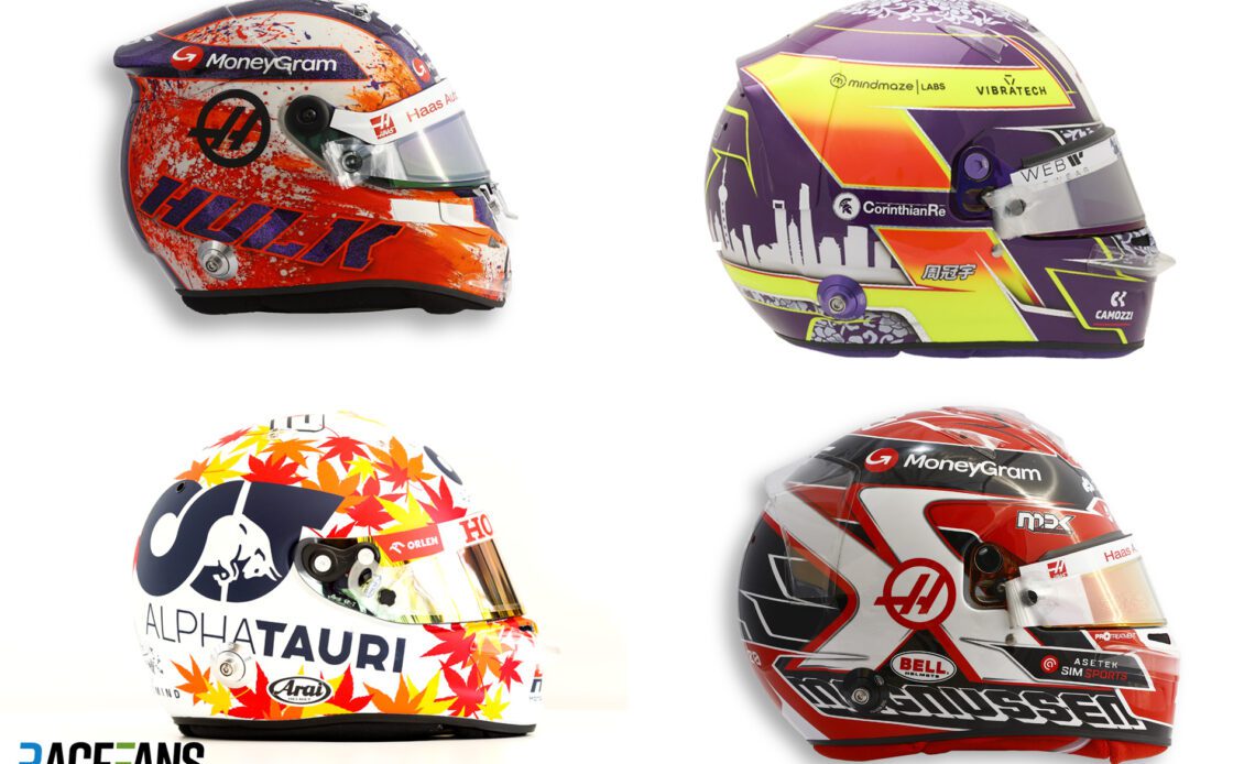 Every F1 driver's helmet for the 2023 season · RaceFans