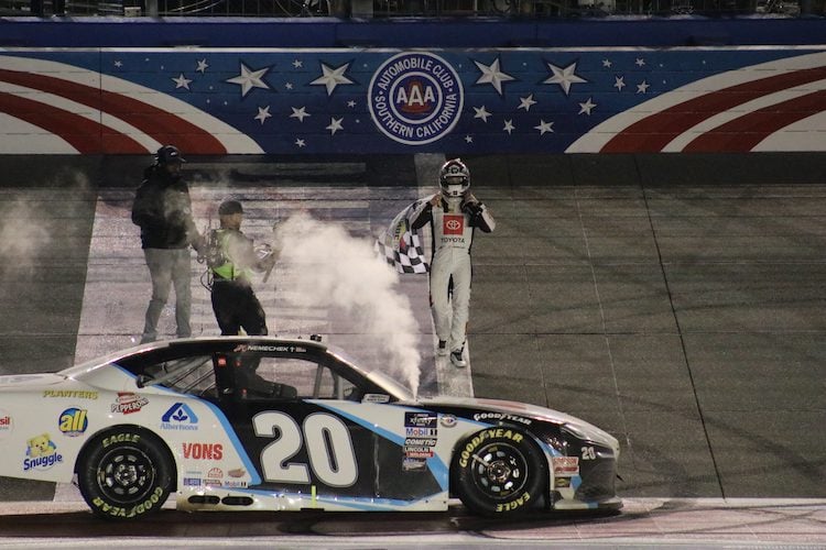 John Hunter Nemechek wins at Auto Club Speedway