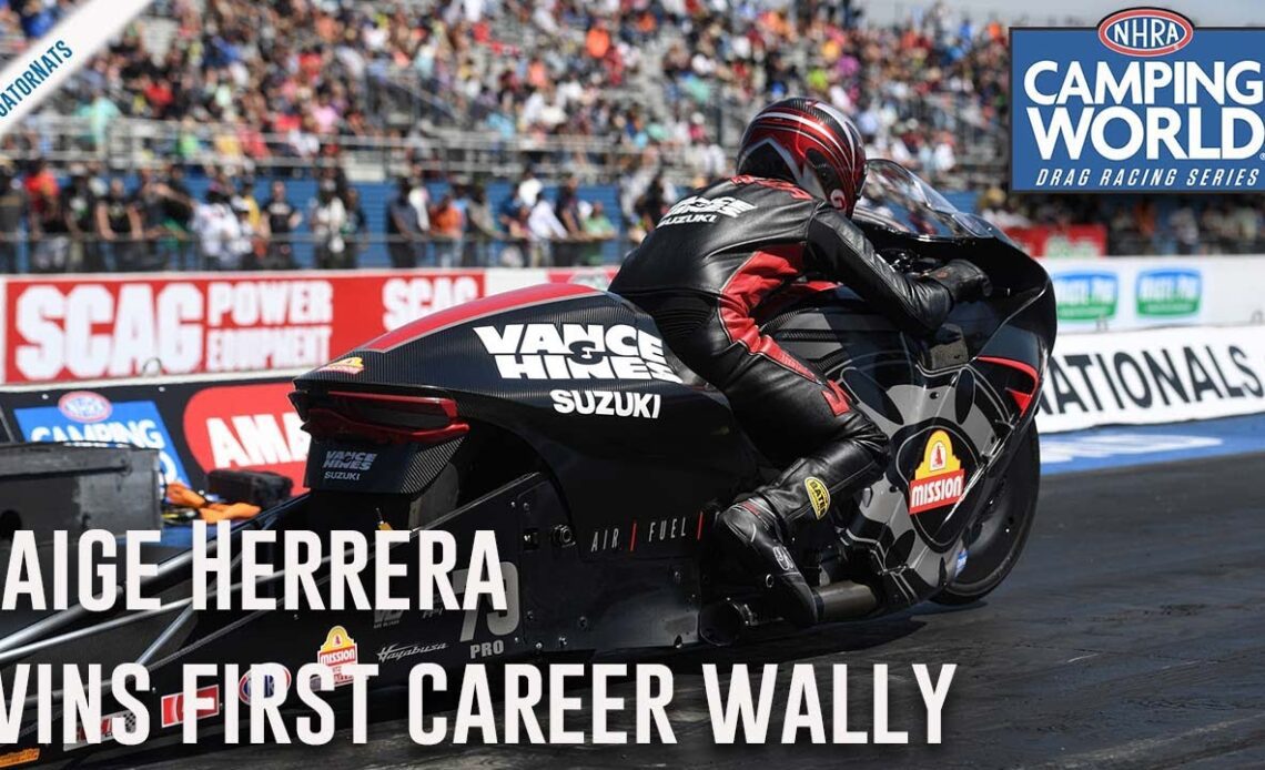 Gaige Herrera wins First Career Wally