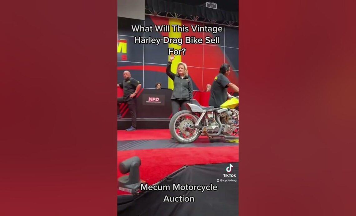 How Much Would You Pay for this Vintage Harley Drag Bike?