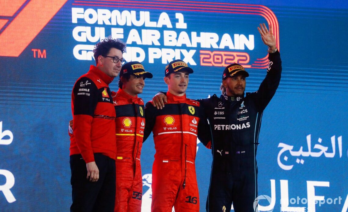 2022 Bahrain GP podium