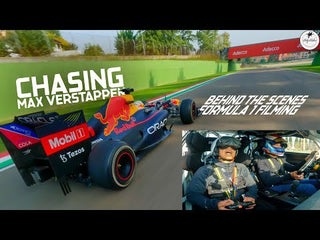 How we captured epic footage of Max Verstappen in a classic Red Bull F1 car with an FPV drone at Imola