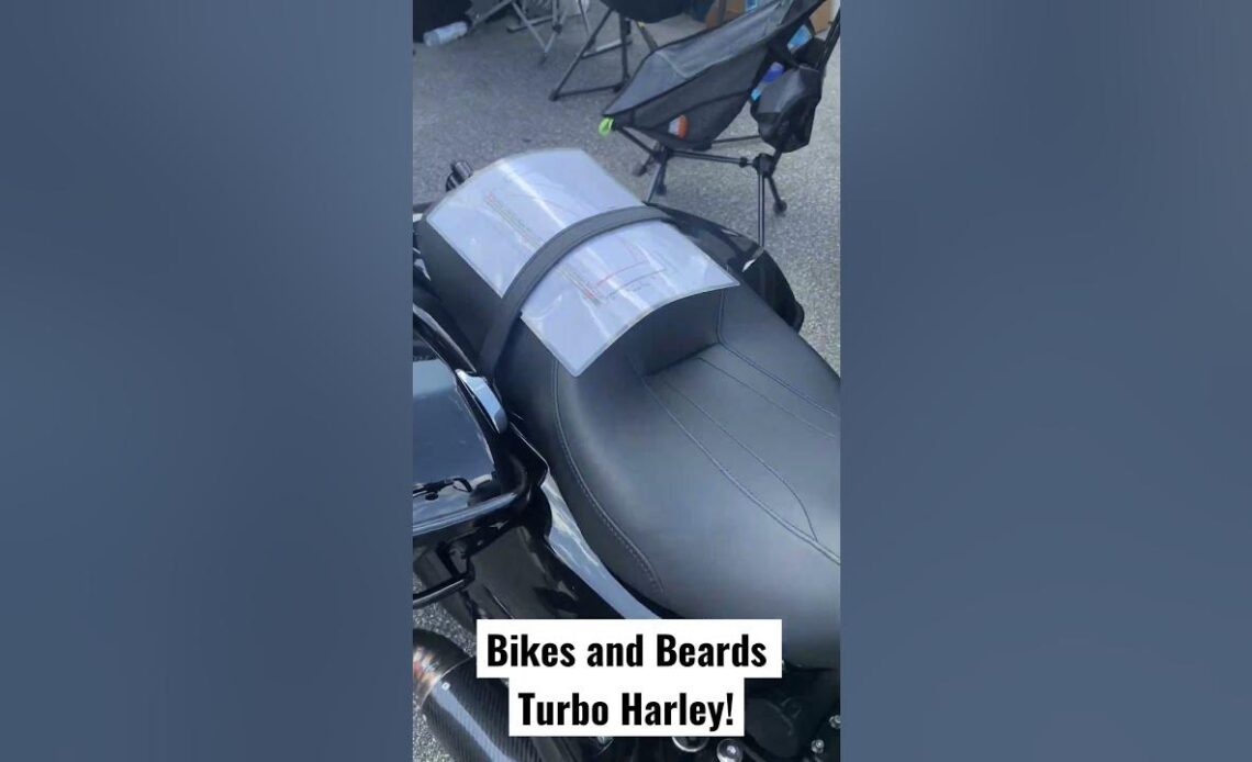 Impressive Turbo Harley Bagger by Bikes and Beards