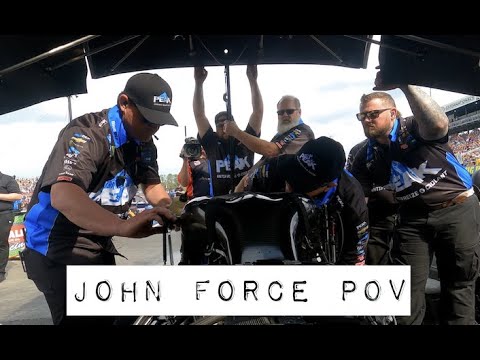 John Force POV Funny Car Run 2023