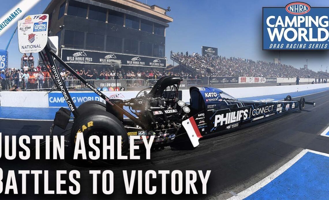 Justin Ashley battles to victory in Phoenix