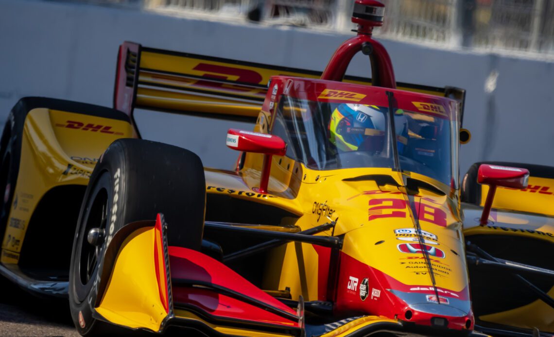 Late Contact Ends Battle Between Grosjean and McLaughlin at St. Pete – Motorsports Tribune