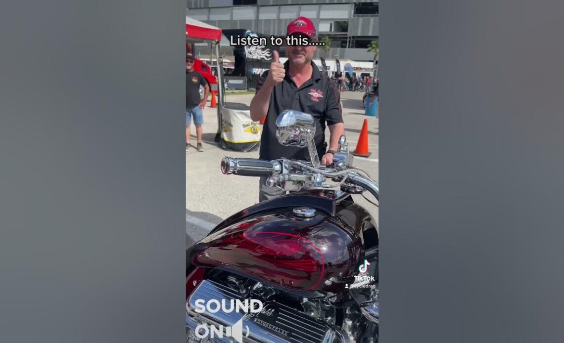 Listen to this V-8 Motorcycle! Wow!