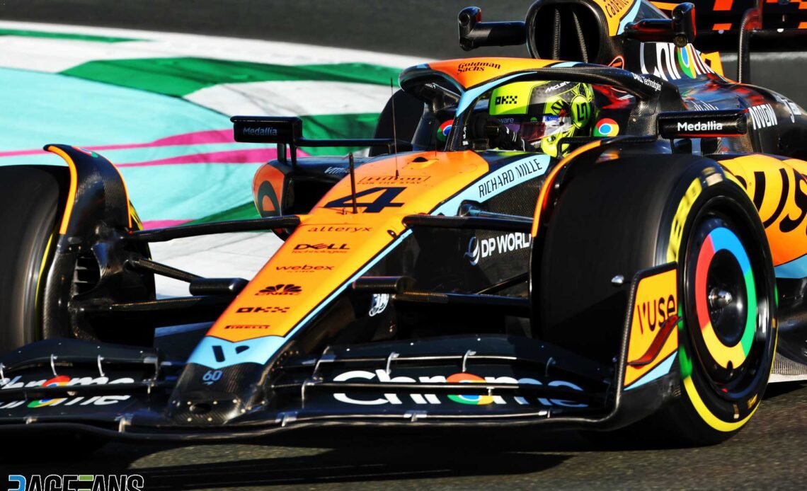 Lando Norris, McLaren, Jeddah Corniche Circuit, 2023