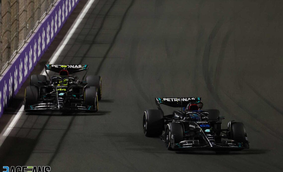 Mercedes explain why they didn't tell Russell to let Hamilton past in Jeddah · RaceFans