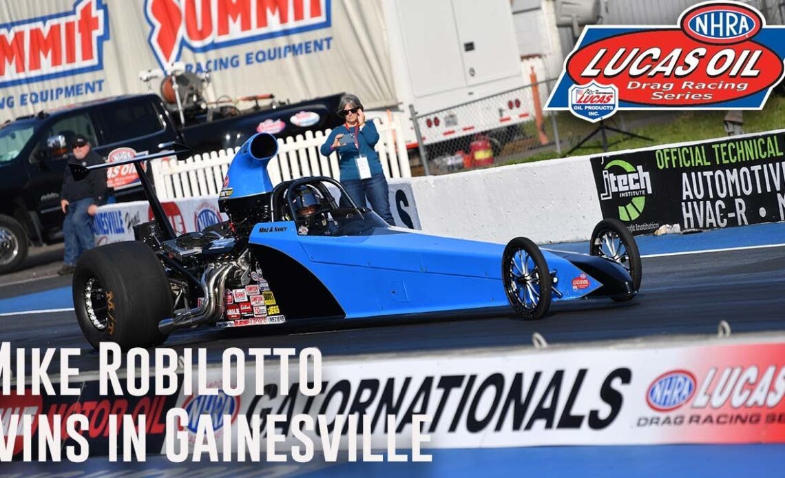 Mike Robilotto wins Super Comp at the AMALIE Motor Oil NHRA Gatornationals