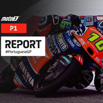 Moreira tops the first Moto3™ session of 2023